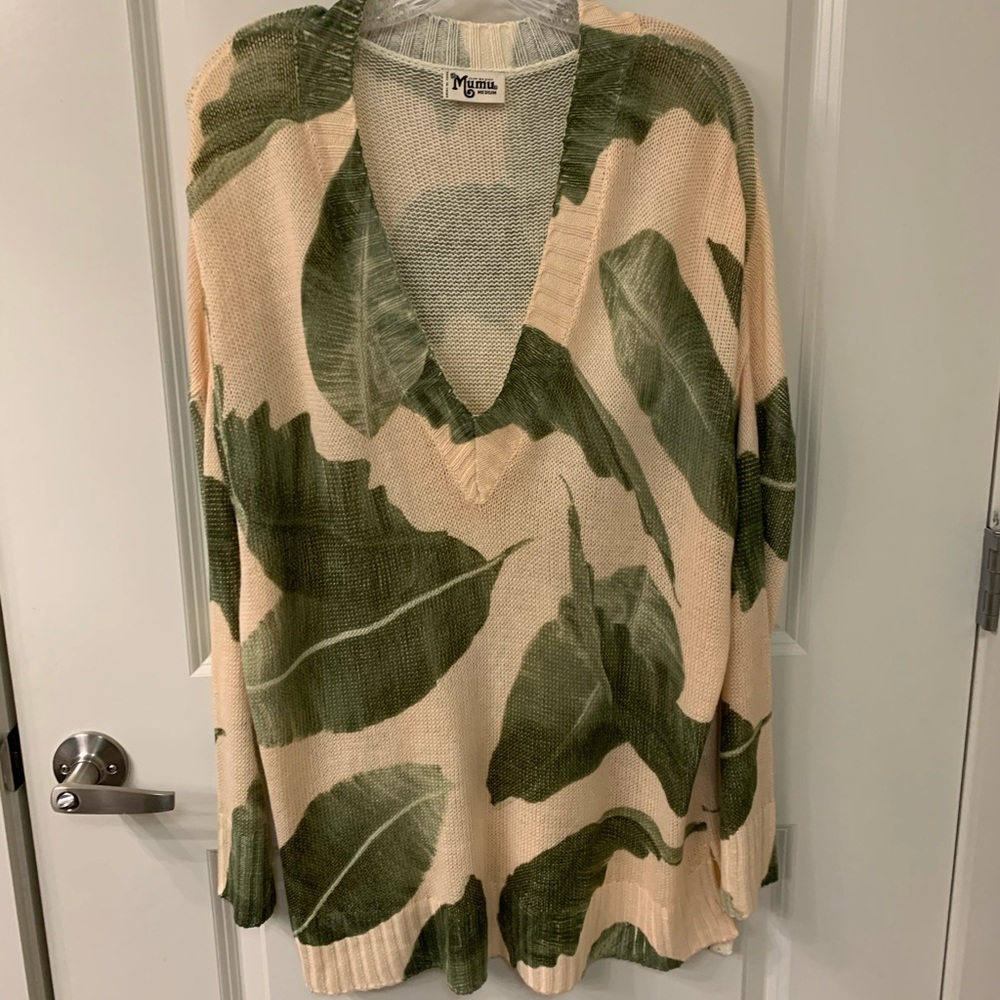Show Me Your MuMu palm sweater (never worn)